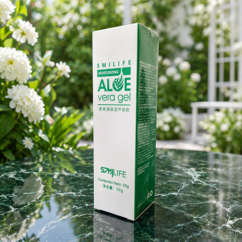 Empaque del Gel con Aloe Vera HGW de 50 g.